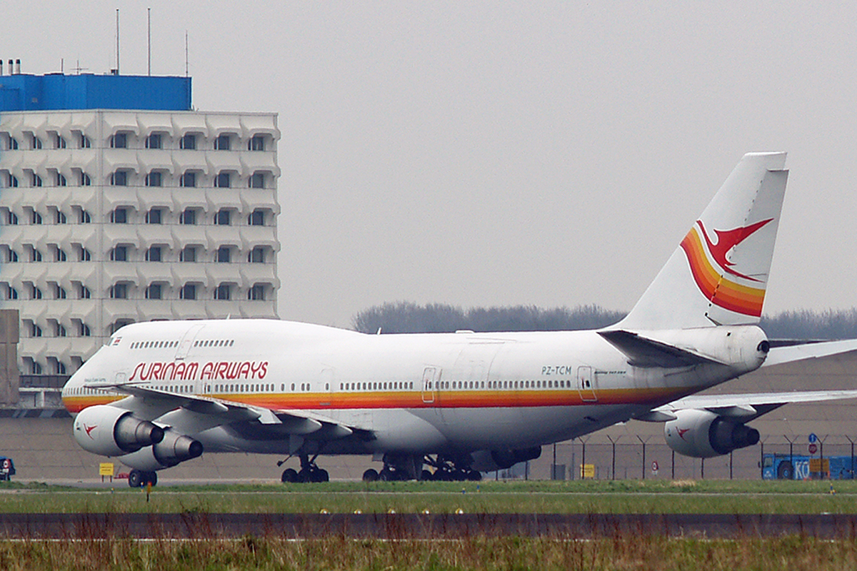 B747-306M Surinam Airways PZ-TCM Amsterdam Schiphol April_15_2006