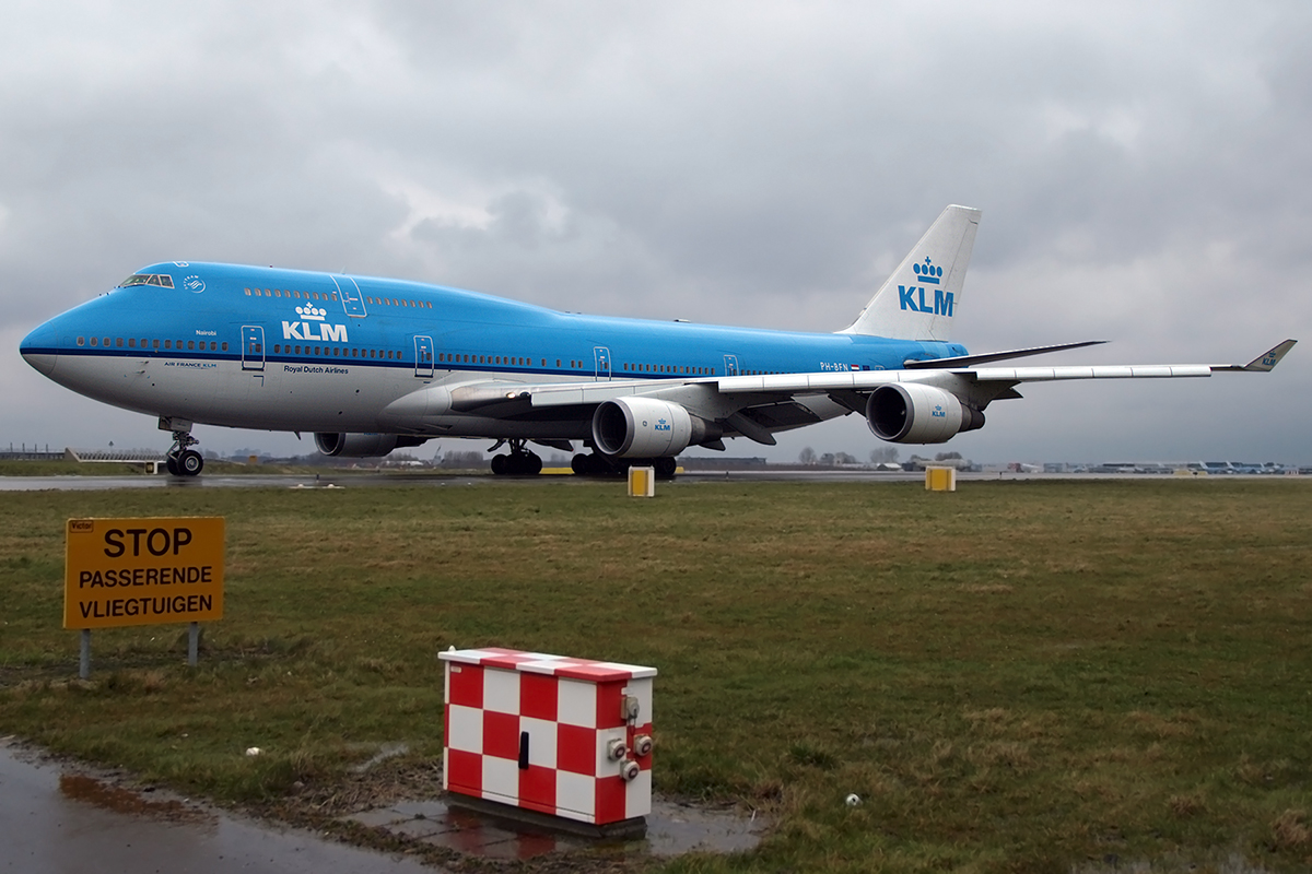 B747-406 KLM - Royal Dutch Airlines PH-BFN Amsterdam_Schiphol March_22_2008