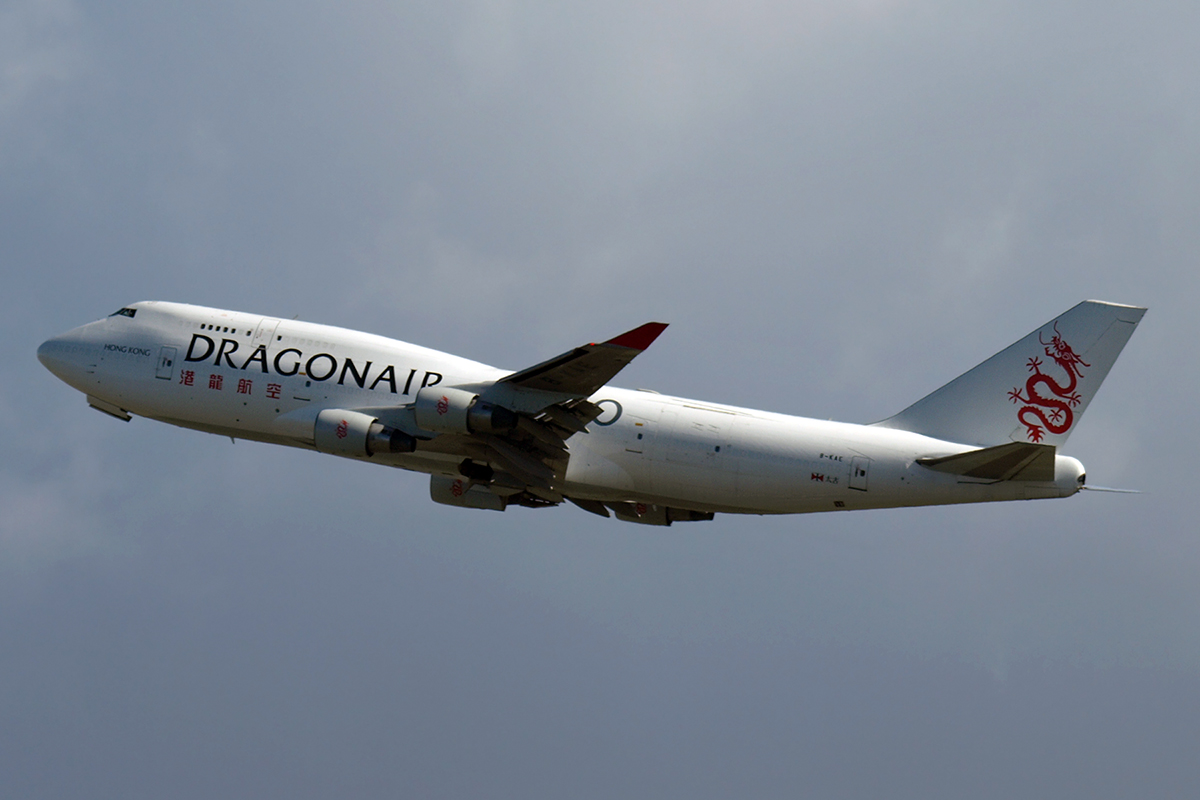 B747-412(BCF) Dragonair Cargo B-KAE Amsterdam_Schiphol March_19_2008