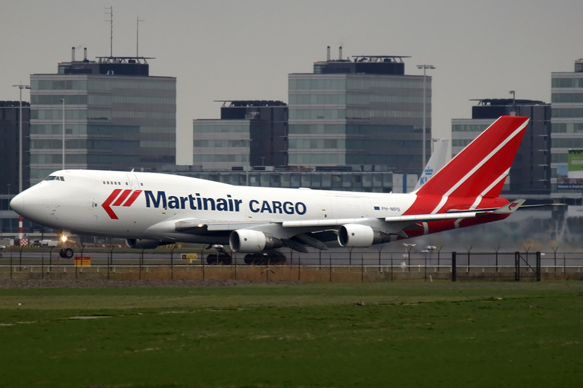 B747-412(BCF) Martinair Cargo PH-MPS Amsterdam_Schiphol March_22_2008