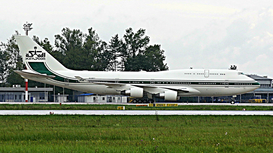 Boeing 747-4J6 Kingdom Holding HZ-WBT7 Zagreb_Pleso (LDZA) August_05_2014