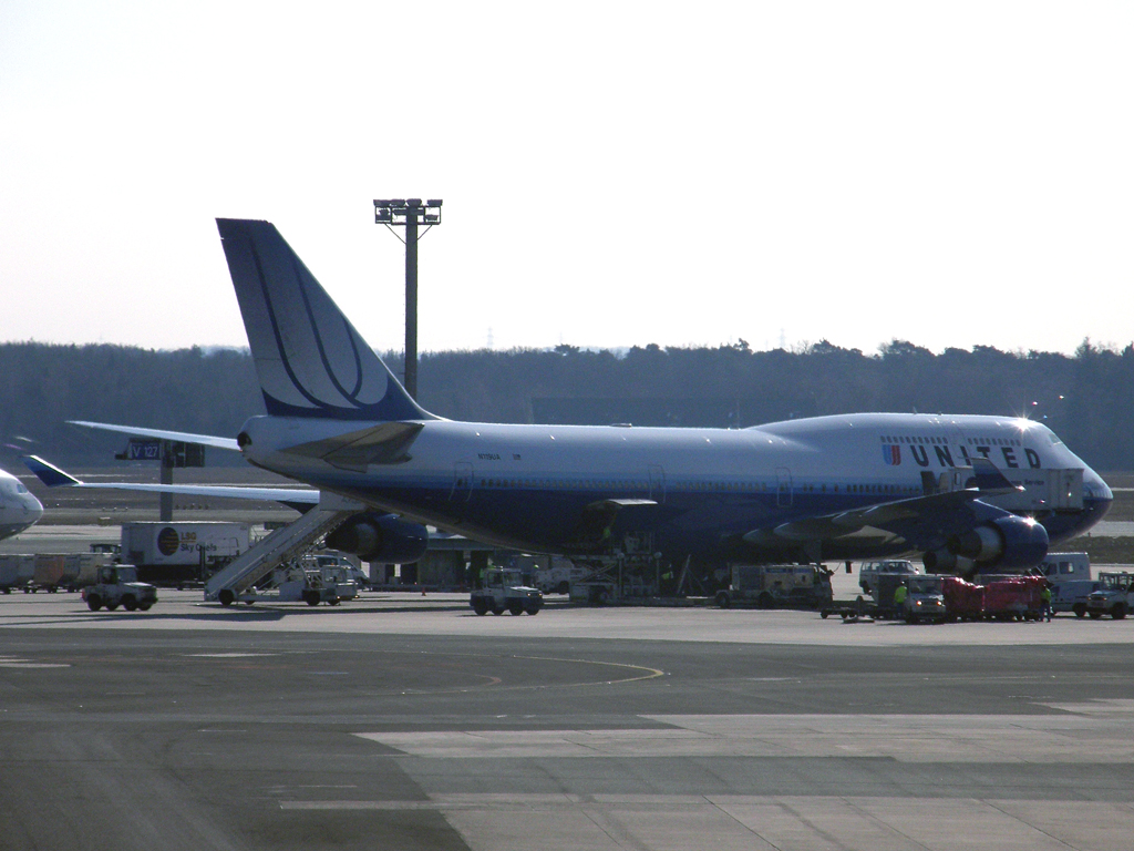 B747-422 United Airlines N119UA Frankfurt_Main March_08_2010