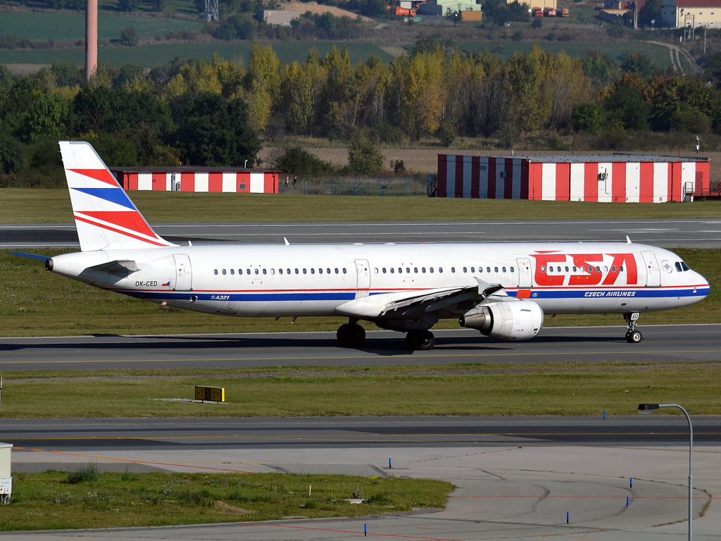 A321-211 CSA Czech Airlines OK-CED Prague_Ruzyne (PRG/LKPR) October_2_2011