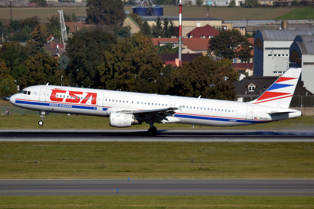 A321-211 CSA Czech Airlines OK-CEC Prague_Ruzyne (PRG/LKPR) October_2_2011