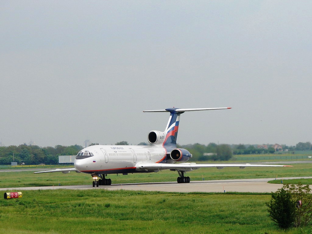 Tupolev Tu-154M Aeroflot Russian Airlines RA-85810 Beograd_Surcin (BEG/LYBE) April_24_2008