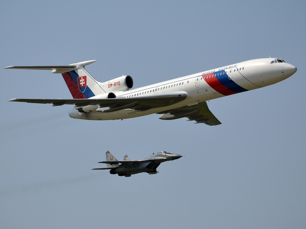 Tupolev Tu-154M Slovakia - Goverment OM-BYO Sliac (SLD/LZSL) August_27_2011