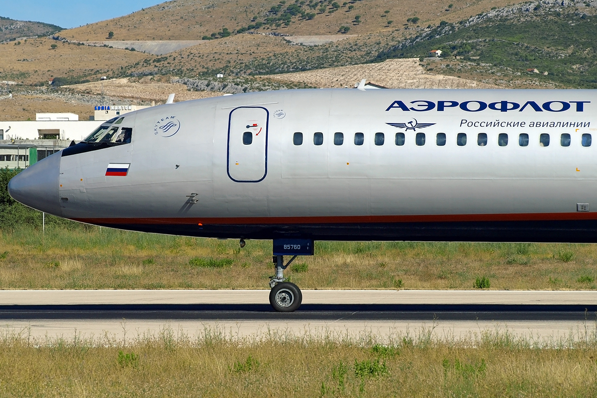 Tupolev Tu-154M Aeroflot Russian Airlines RA-85760 Split_Resnik (SPU/LDSP) August_10_2008