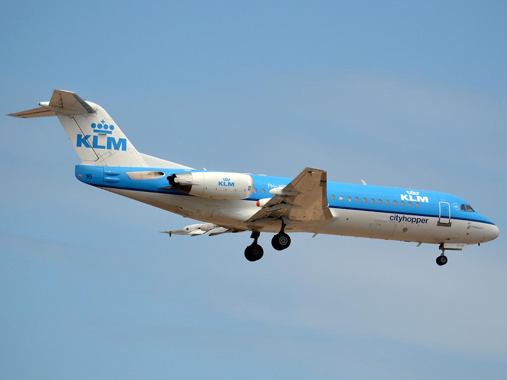 Fokker 70 (F-28-0070) KLM Cityhopper PH-JCT Frankfurt_Main (FRA/EDDF) May_27_2012