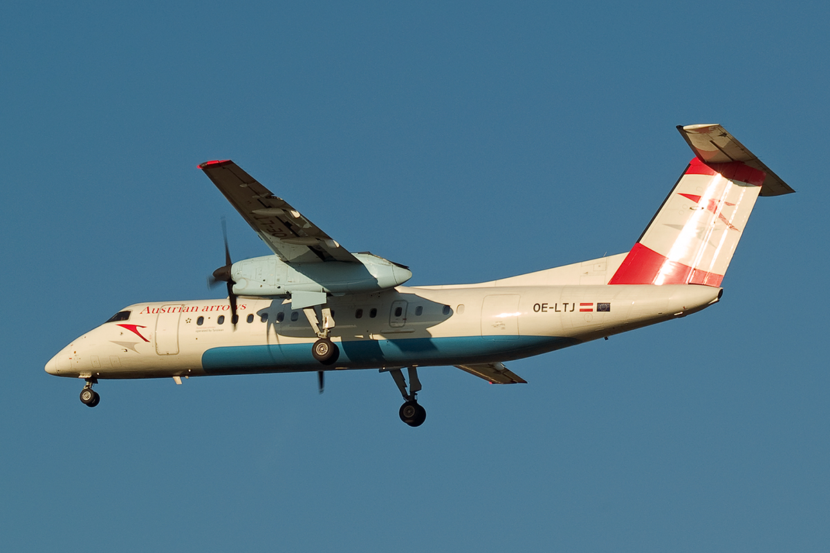 DHC-8-314Q Dash 8 Austrian Arrows (Tyrolean Airways) OE-LTJ Wien_Schwechat April_8_2007