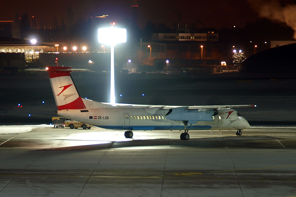 DHC-8-402Q Dash 8 Austrian Arrows (Tyrolean Airways) OE-LGB Salzburg January_16_2010