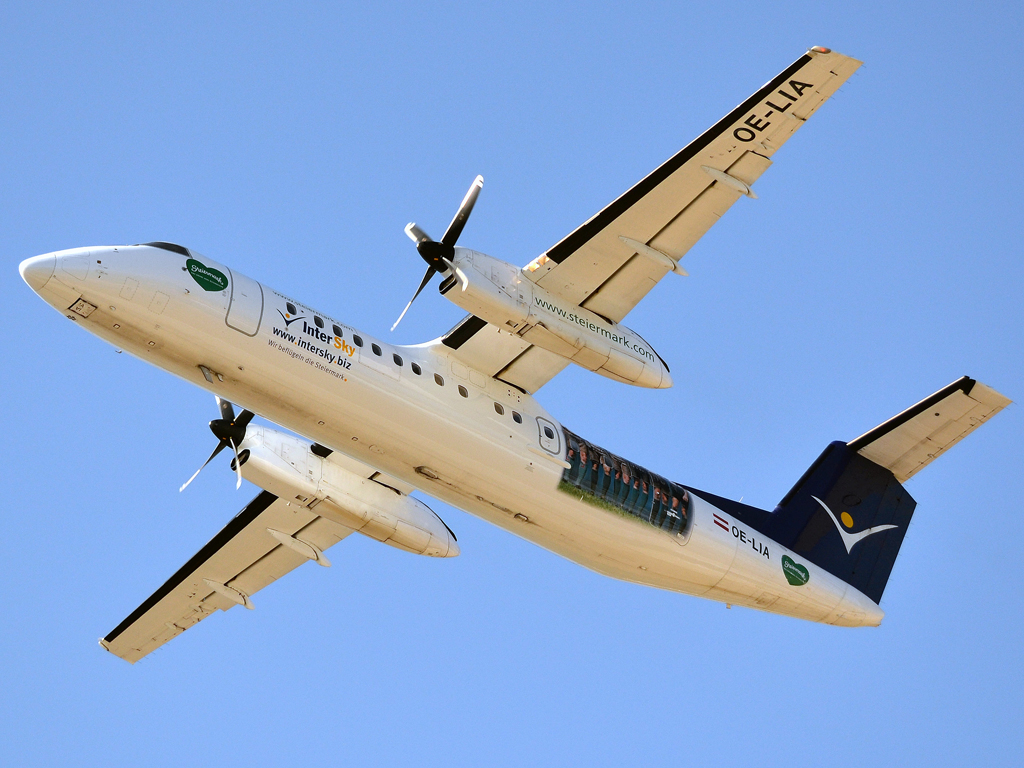 DHC-8-300 Dash 8 InterSky OE-LIA Split_Resnik (SPU/LDSP) August_04_2012