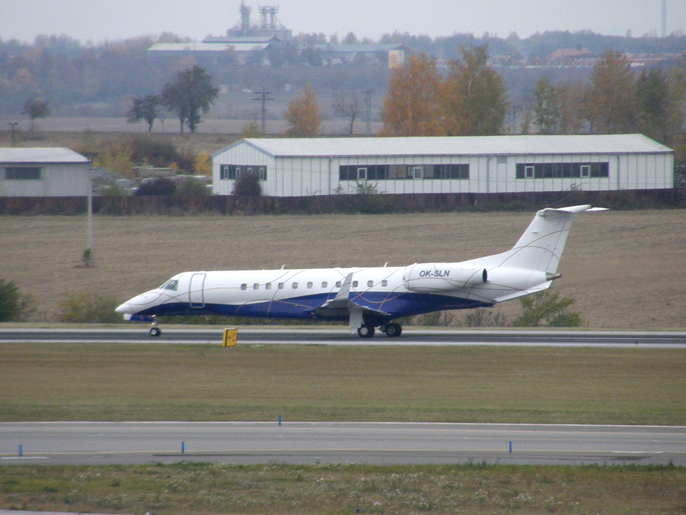 EMB-135BJ Legacy ABS Jets OK-SLN Prague_Ruzyne (PRG/LKPR) October_28_2009