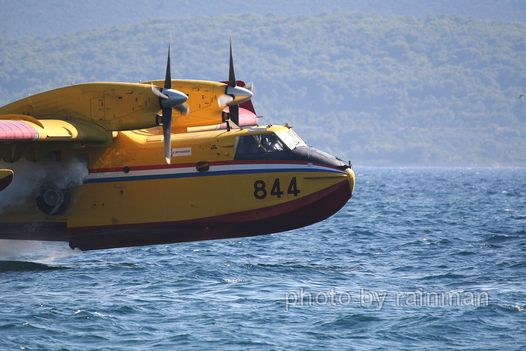 Canadair CL-415 Croatia Air Force HRZ 844 Zadar Bokanjac July_27_2007