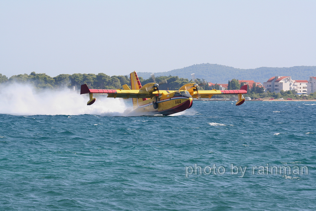 Canadair CL-415 Croatia Air Force HRZ 844 Zadar Bokanjac July_27_2007