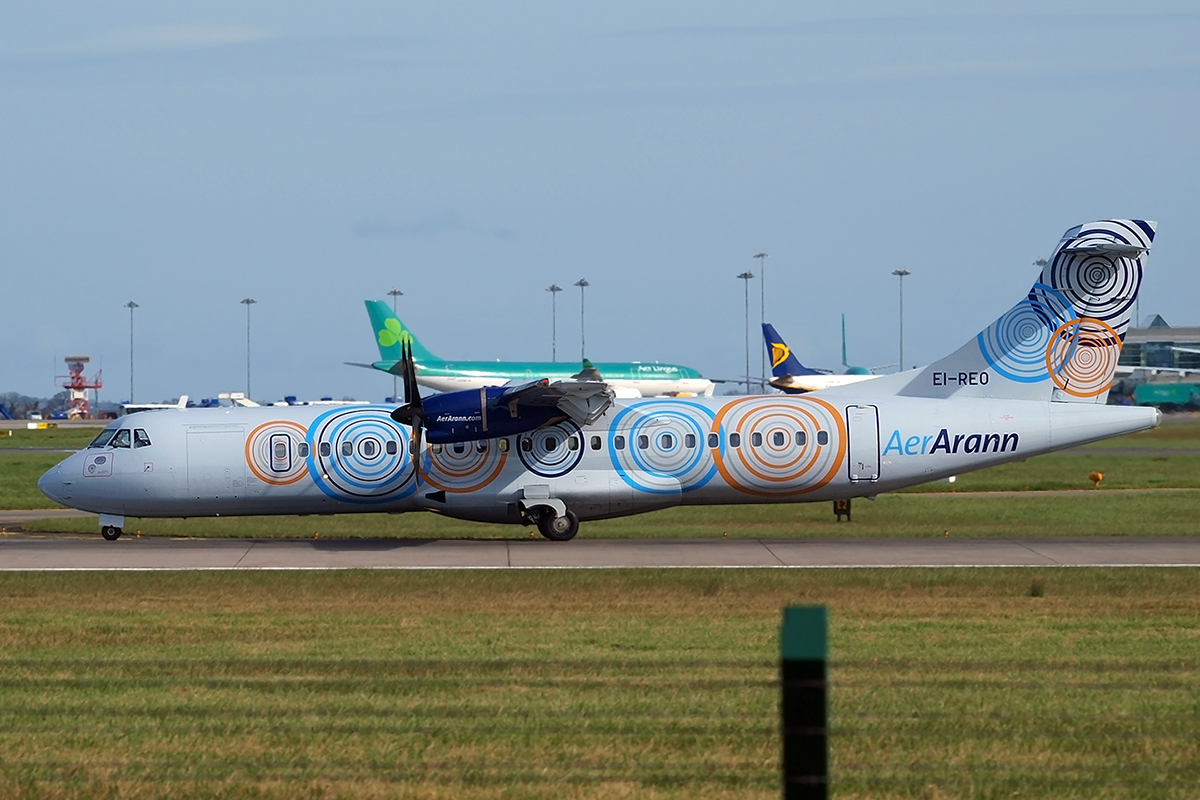 ATR-72-500 Aer Arann EI-REO Dublin_Collinstown (DUB/EIDW) April_5_2009