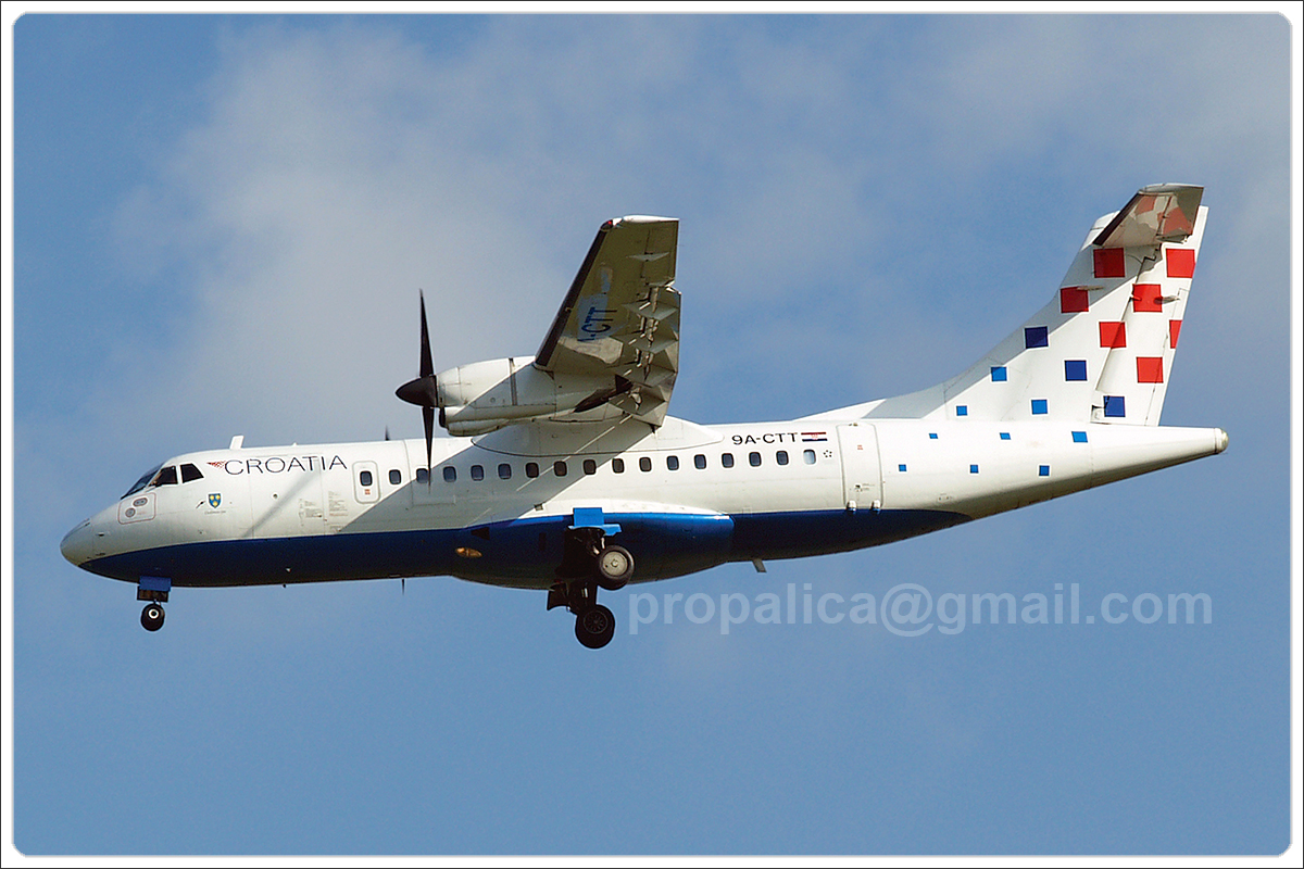 ATR-42-300QC Croatia Airlines 9A-CTT Zagreb_Pleso (ZAG/LDZA) August_10_2006