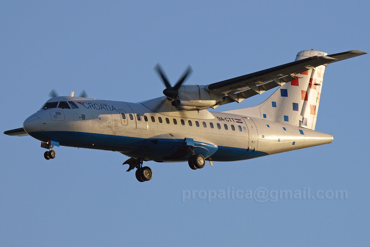 ATR-42-300QC Croatia Airlines 9A-CTT Zagreb_Pleso (ZAG/LDZA) October_15_2007