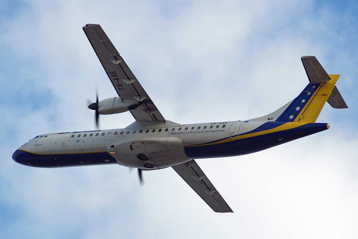 ATR-72-212 BH Airlines T9-AAE Zagreb_Pleso (ZAG/LDZA) December_29_2006