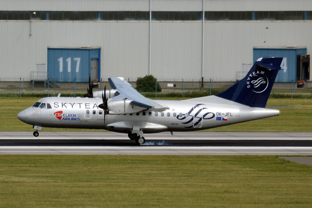 ATR-42-500 CSA Czech Airlines OK-JFL Prague_Ruzyne (PRG/LKPR) July_09_2011