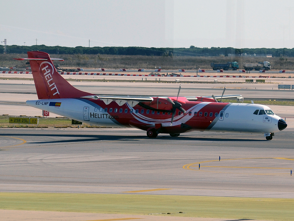 ATR-72-202 Helitt Lineas Aereas EC-LNP Barcelona (BCN/LEBL) February_07_2012