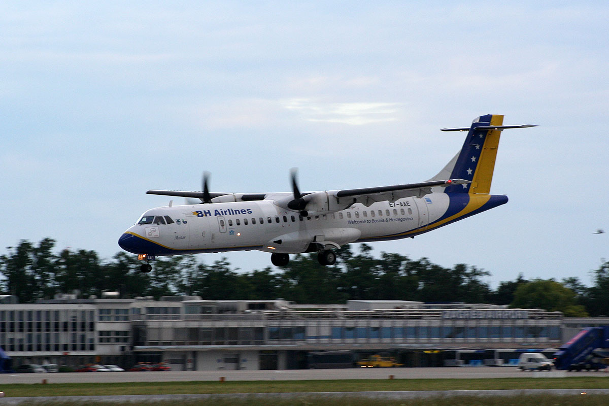 ATR-72-212 BH Airlines E7-AAE Zagreb_Pleso (ZAG/LDZA) June_01_2010