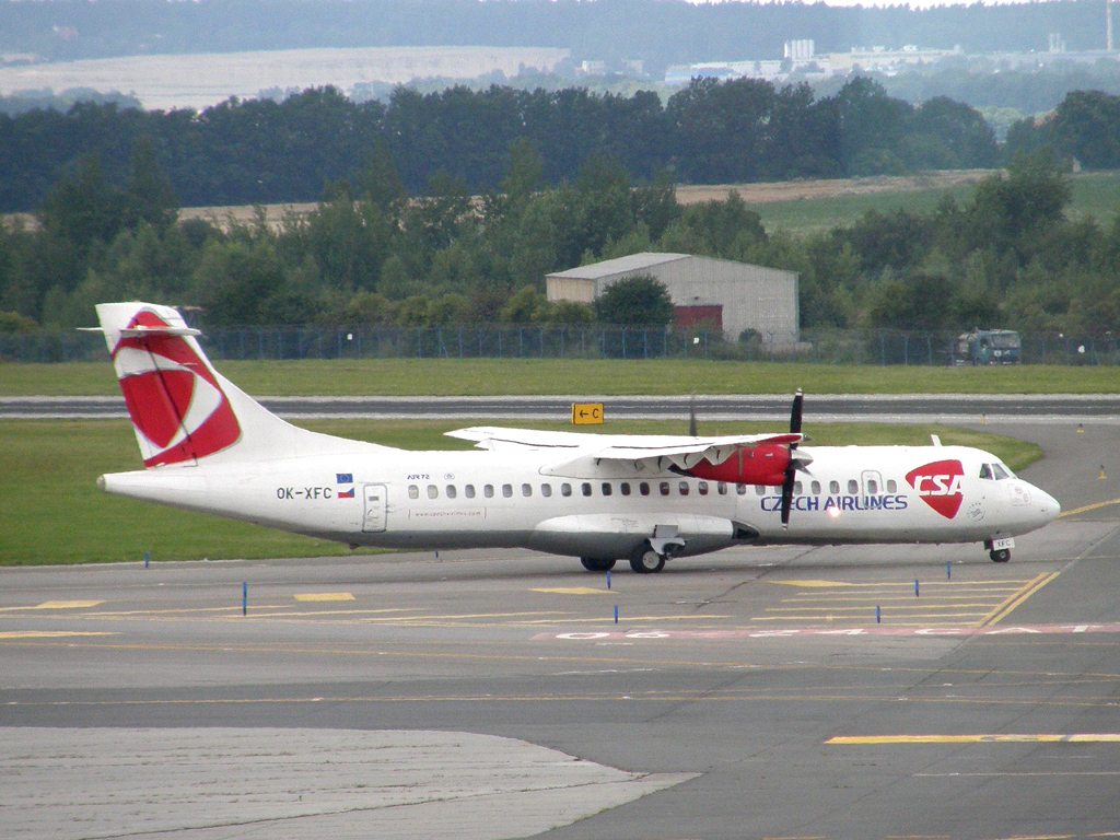 ATR-72-202 CSA Czech Airlines OK-XFC Prague_Ruzyne (PRG/LKPR) July_28_2010