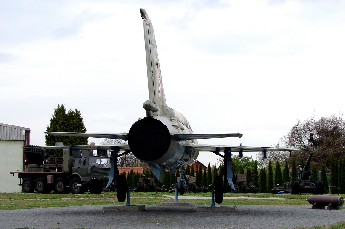 Mikoyan-Gurevich MiG-21bis Croatia Air Force 107 Off Airport Vukovar April_16_2012.