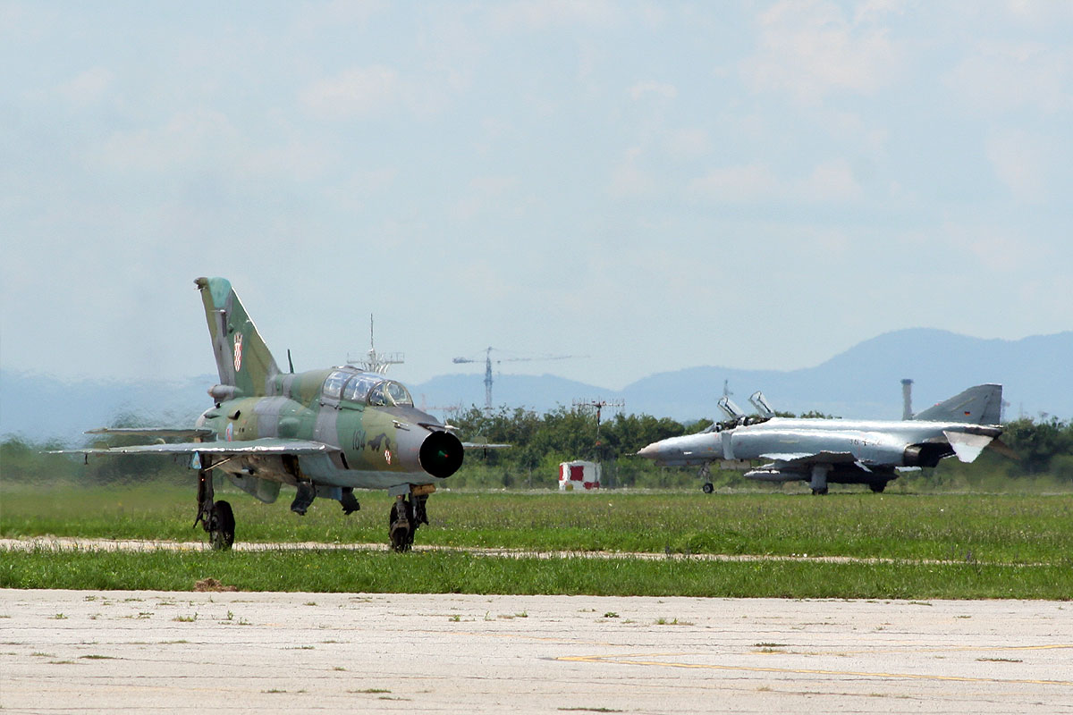 MiG-21UMD Croatia Air Force 164 Zagreb_Pleso (ZAG/LDZA) June_15_2011