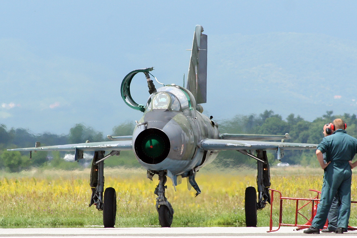 MiG-21UMD Croatia Air Force HRZ 164 Zagreb_Pleso (ZAG/LDZA) June_15_2011