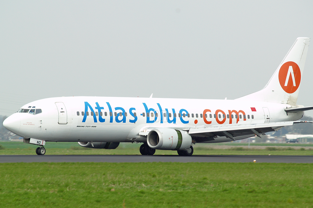 B737-4B6 Atlas Blue CN-RND Amsterdam Schiphol April_21_2006