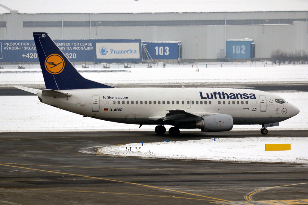 B737-530 Lufthansa D-ABIO Prague_Ruzyne (PRG/LKPR) January_26_2013