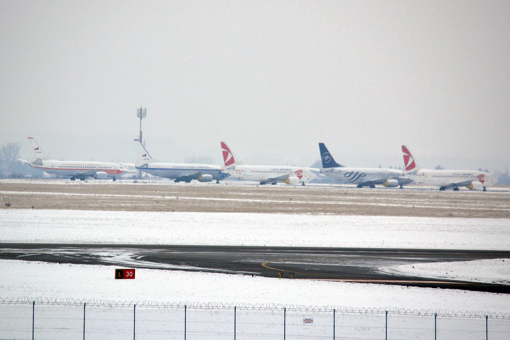 B737-55S CSA Czech Airlines Prague_Ruzyne (PRG/LKPR) January_26_2013