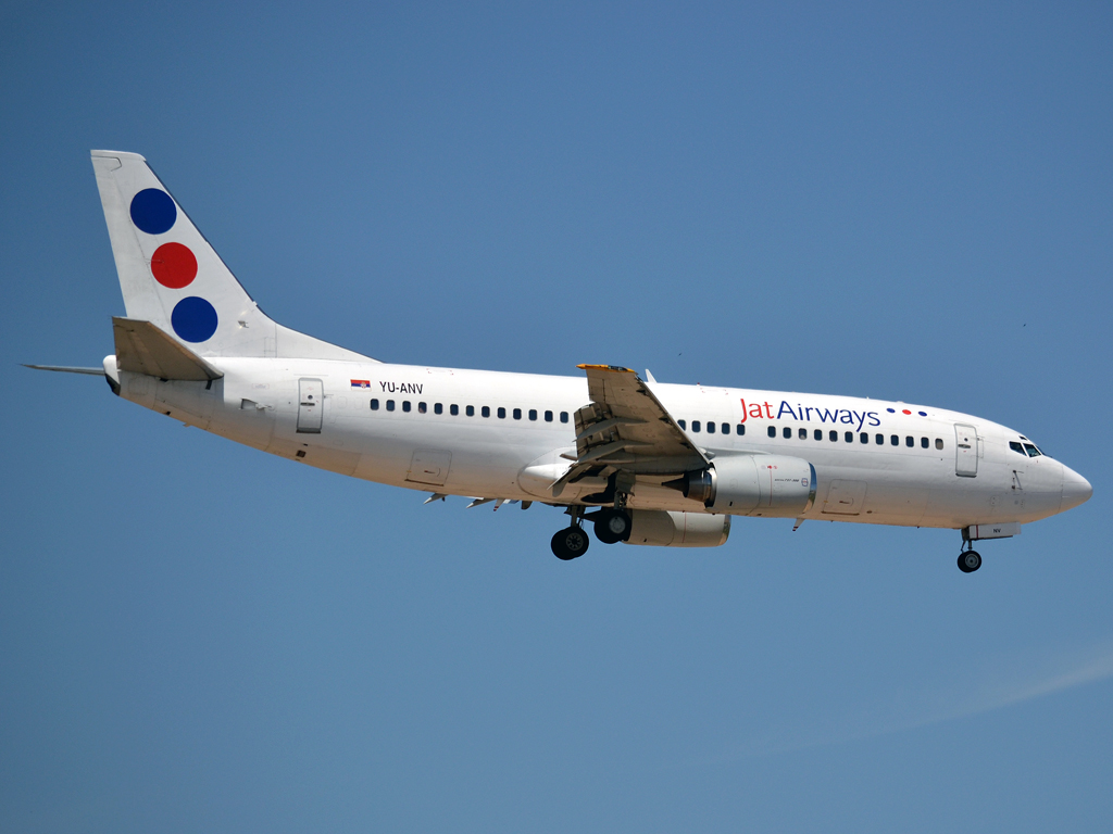 B737-3H9 Jat Airways YU-ANV Frankfurt_Main (FRA/EDDF) May_26_2012