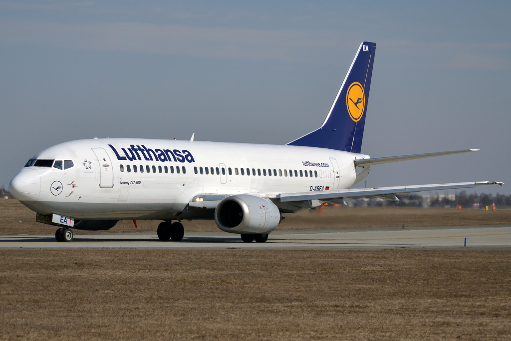 B737-330 Lufthansa D-ABEA Prague_Ruzyne (PRG/LKPR) March_24_2013