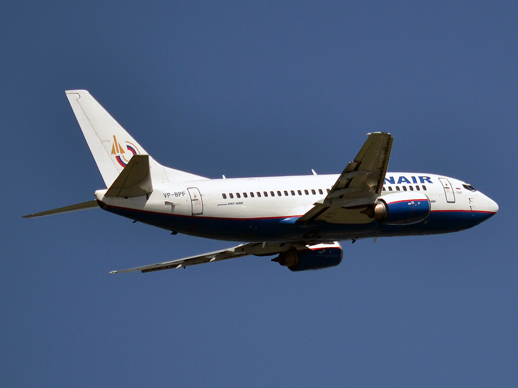 B737-5H6 Orenair VP-BPF Prague_Ruzyne (PRG/LKPR) April_28_2012