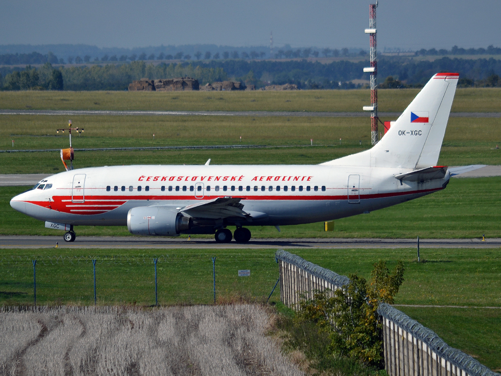 B737-55S CSA Czech Airlines OK-XGC Prague_Ruzyne (PRG/LKPR) September_30_2012