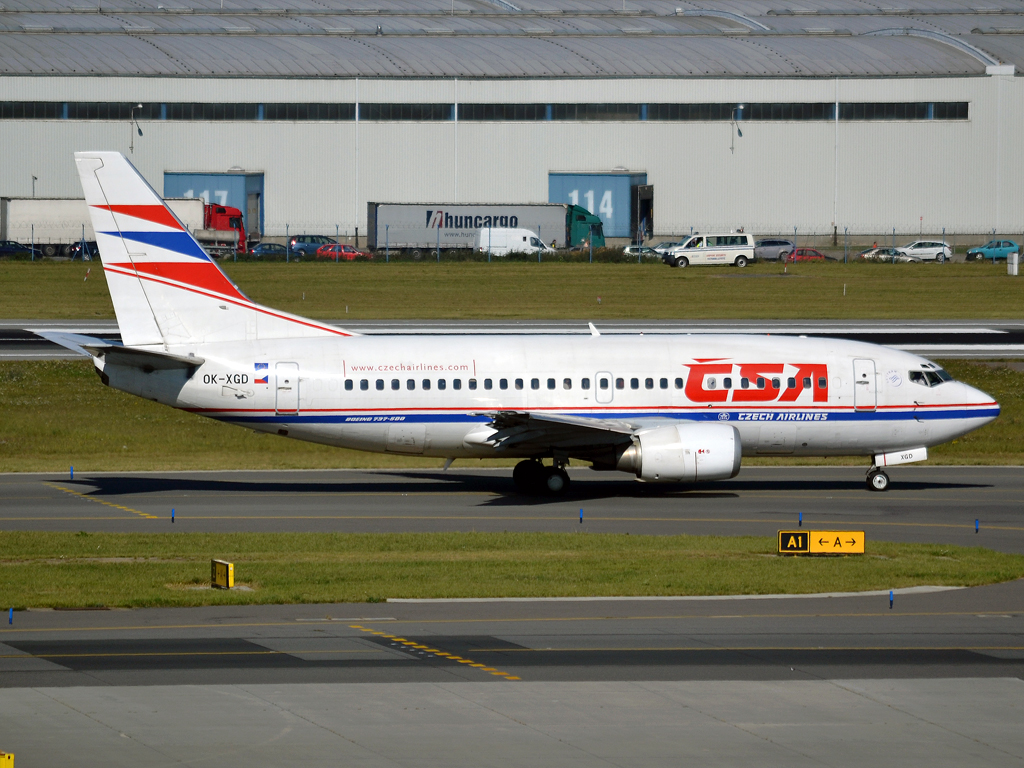 B737-55S CSA Czech Airlines OK-XGD Prague_Ruzyne (PRG/LKPR) October_2_2011