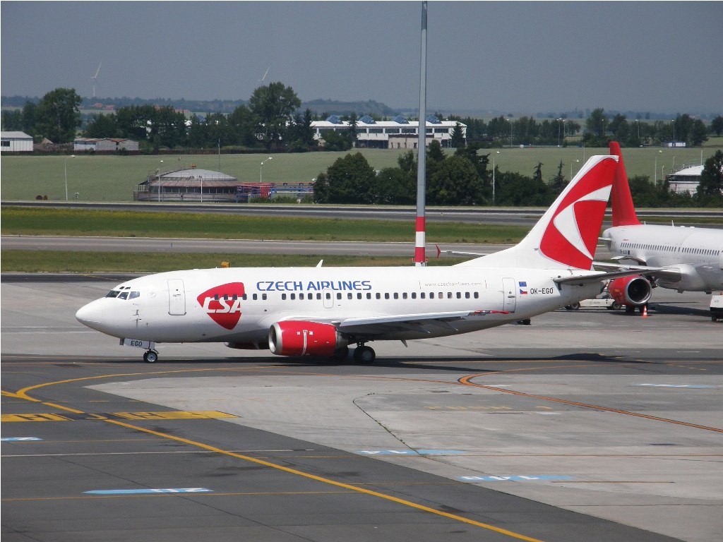 B737-55S ČSA - Czech Airlines OK-EGO Prague_Ruzyne July_03_2010