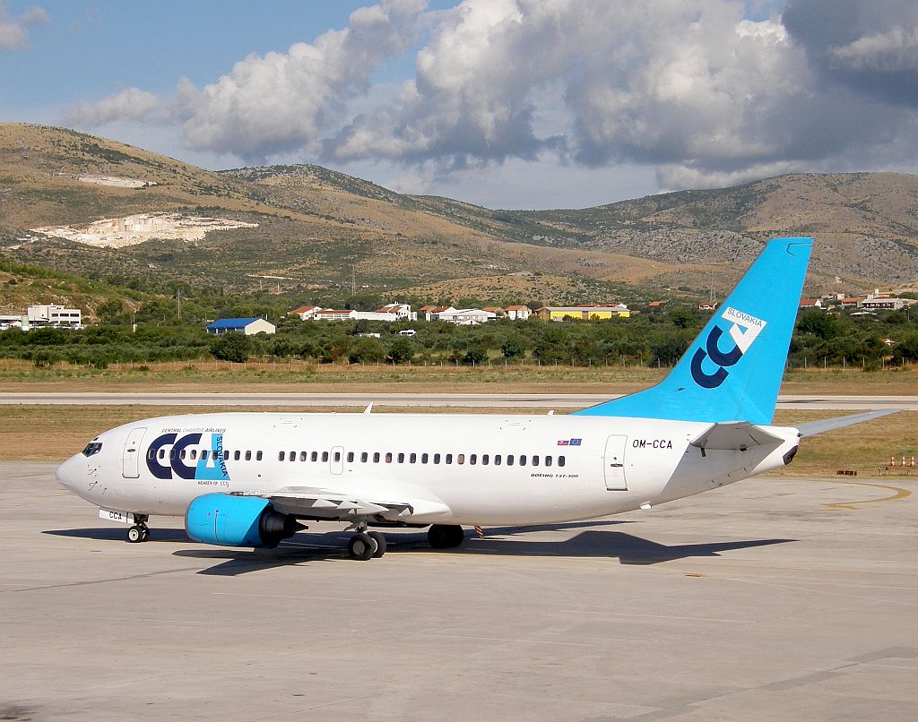B737-36M Central Charter Airlines - CCA Slovakia OM-CCA Split_Resnik August_7_2010