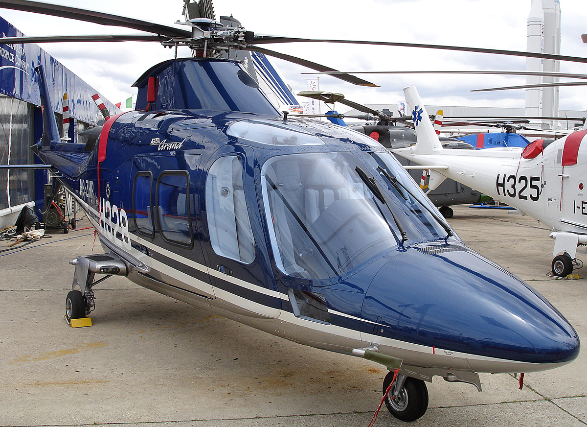 Agusta A-109S Grand Untitled HB-ZHP Paris_Le_Bourget June_24_2007