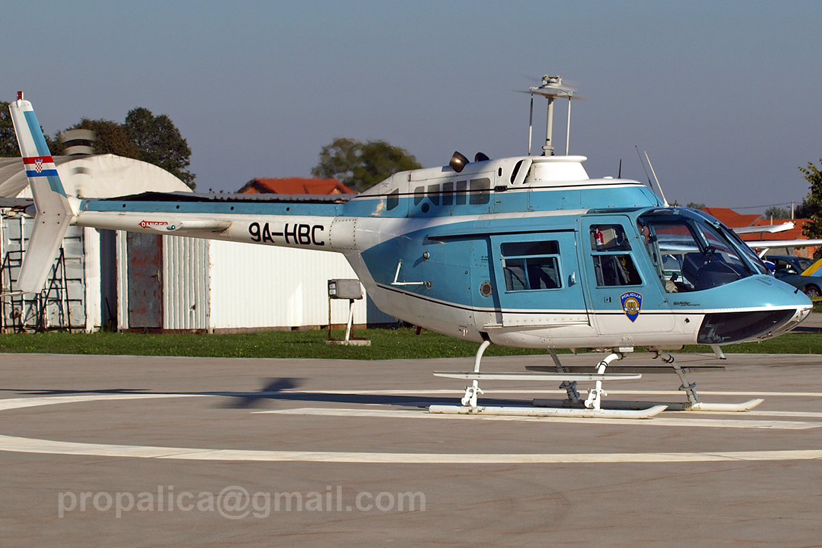 Agusta AB-206B JetRanger II MUP RH Croatian Police 9A-HBC Zagreb_Lucko September_22_2007 A