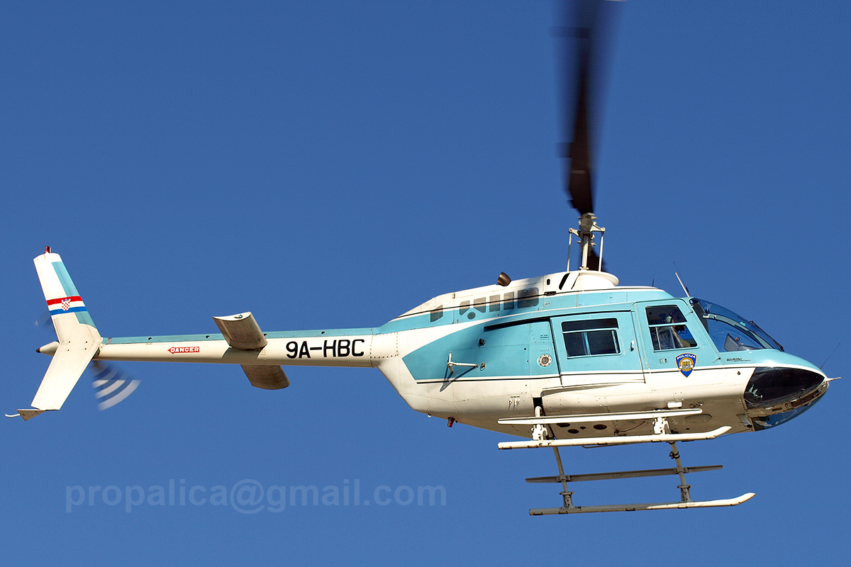 Agusta AB-206B JetRanger II MUP RH Croatian Police 9A-HBC Zagreb_Lucko September_22_2007 B