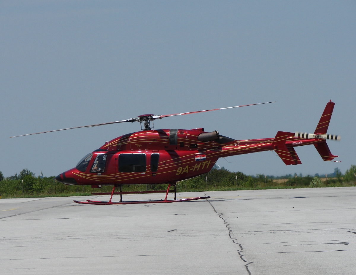 Bell 427 Agrokor 9A-HTI Osijek_Klisa (OSI/LDOS) June_15_2009