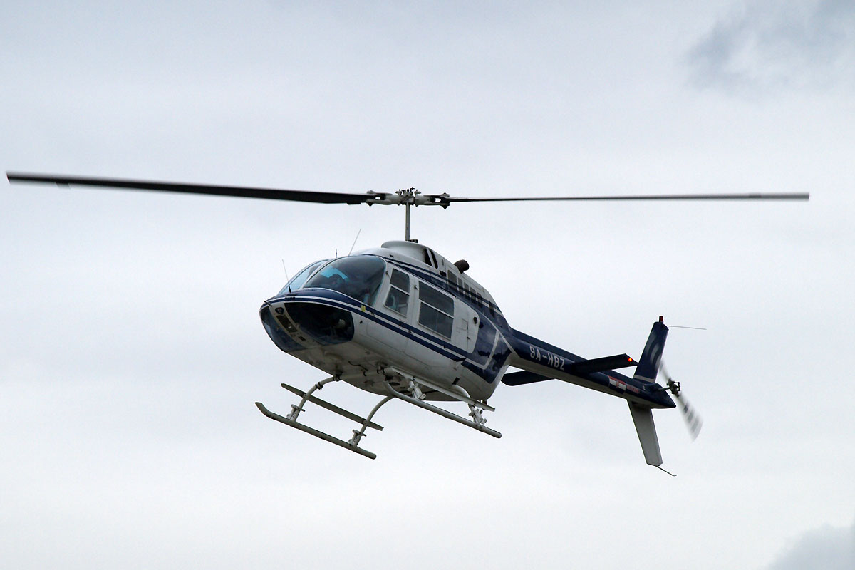 Bell 206B-3 JetRanger III Croatian Police 9A-HBZ Lucko September_20_2008