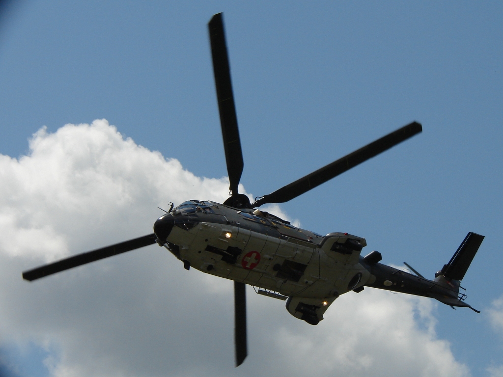 Eurocopter TH89 Cougar, Swiss Air Froce, T-340, Slovenia-Murska Sobota 2007.