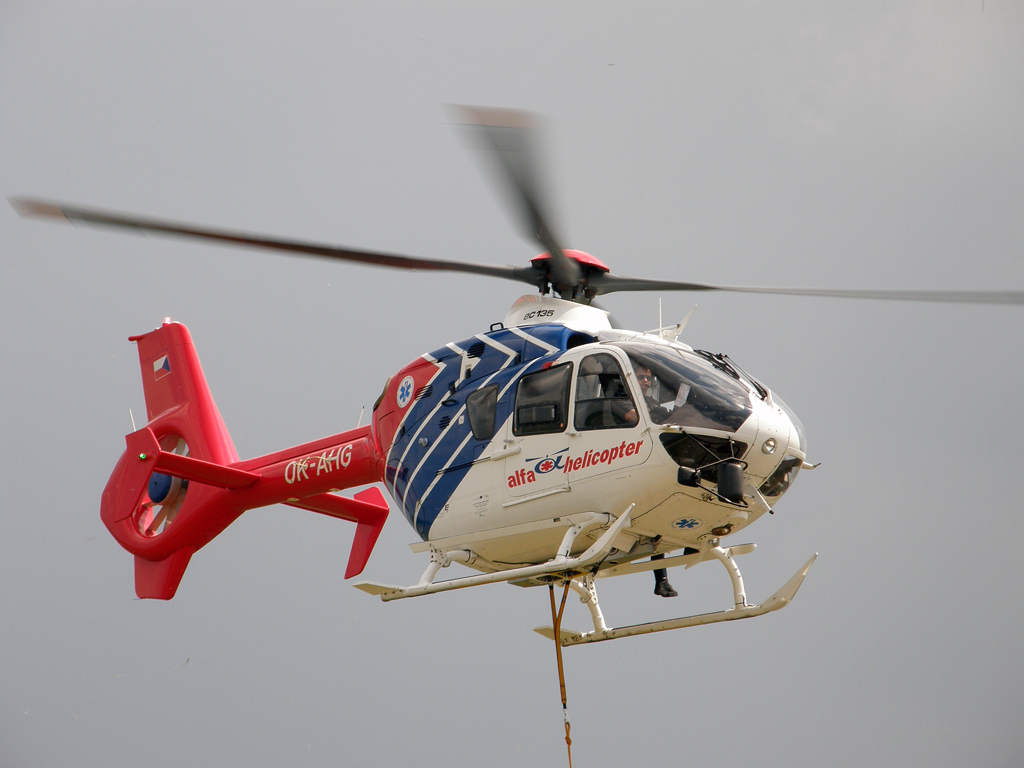 Eurocopter EC-135T-2+ Alfa Helicopter OK-AHG Hradec_Kralove (LKHK) May_21_2011