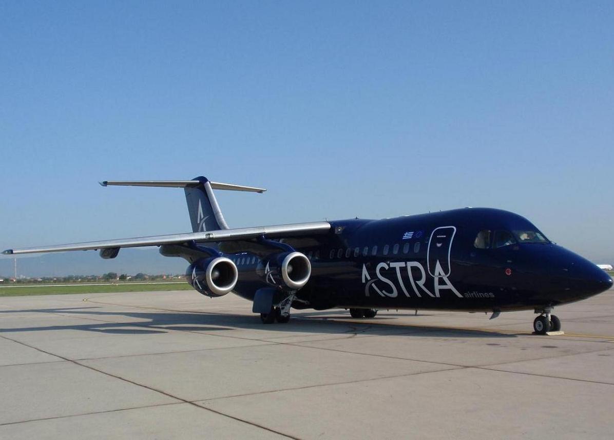 BAe-146-300 Astra Airlines SX-DIZ Zagreb_Pleso August_27_2008