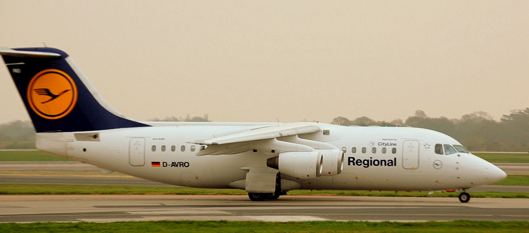 Avro 146-RJ85 Lufthansa Regional (CityLine) D-AVRO Manchester (MAN/EGCC) April_15_2009