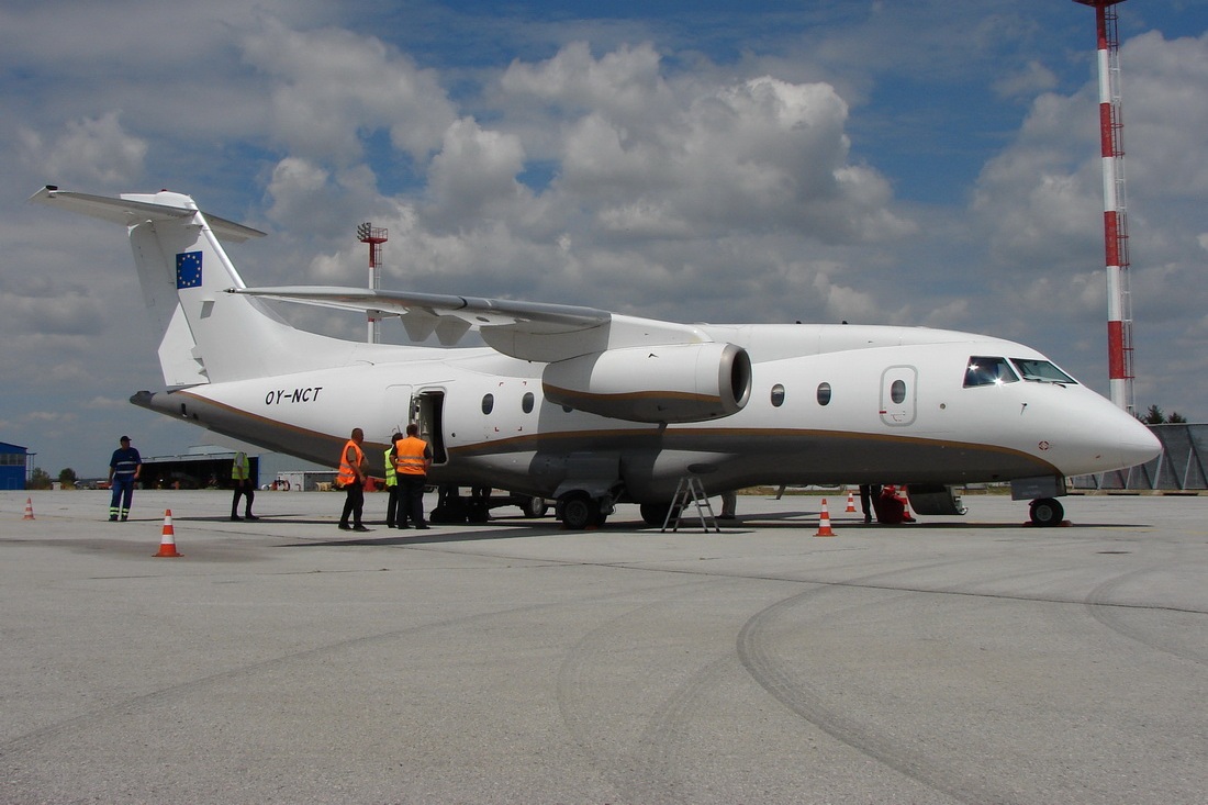 Dornier 328JET  Sun Air of Scandinavia OY-NCT Osijek-Klisa (OSI/LDOS) July_18_2012.