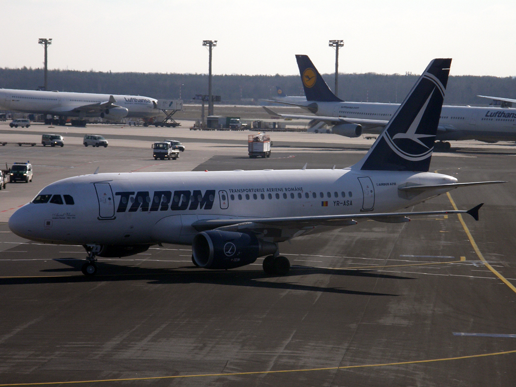 A318-111  TAROM Romanian Air Transport YR-ASA Frankfurt_Main March_08_2010